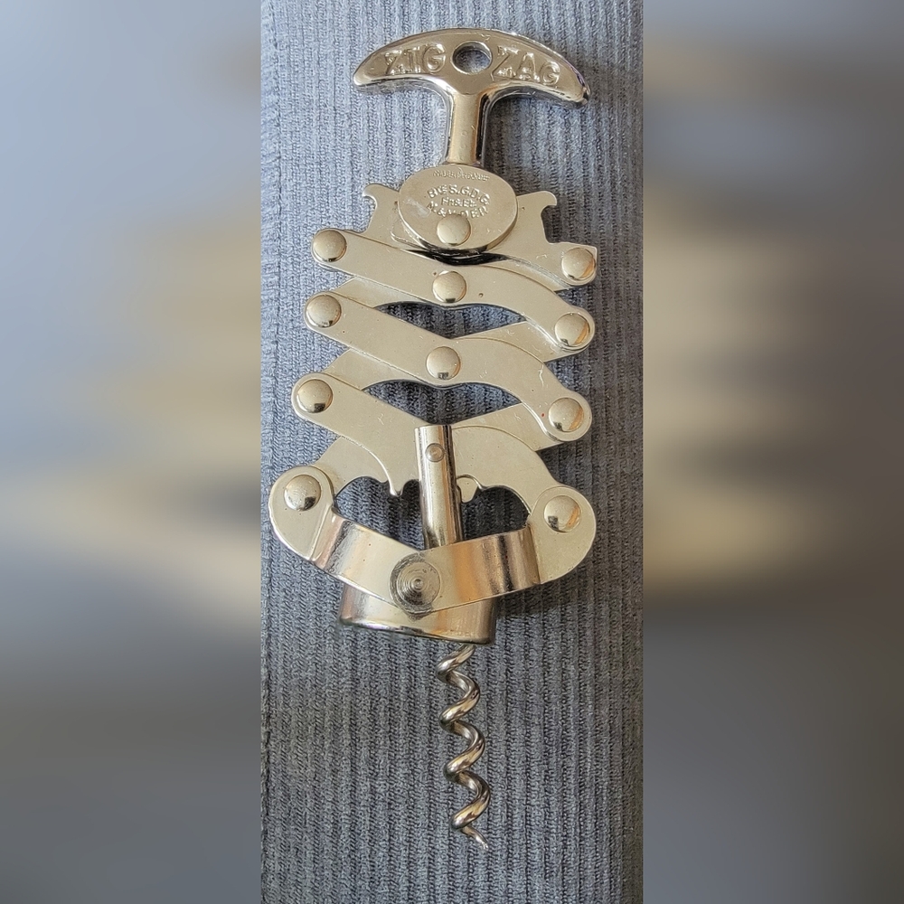 Beautiful Vintage French Zig-Zag Corkscrew Stylish and Elegant